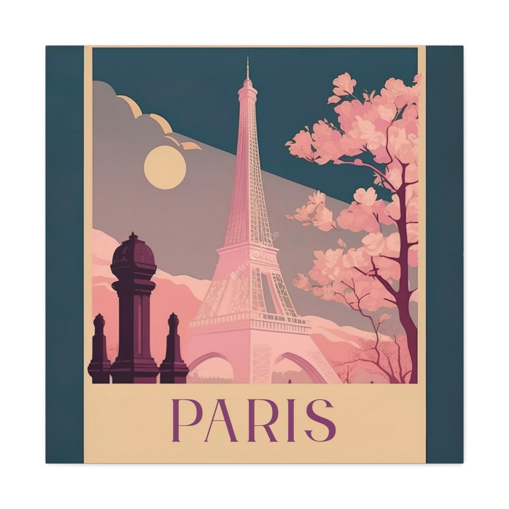 Travel Posters Paris - France - Travel Poster, Retro, Vintage Poster