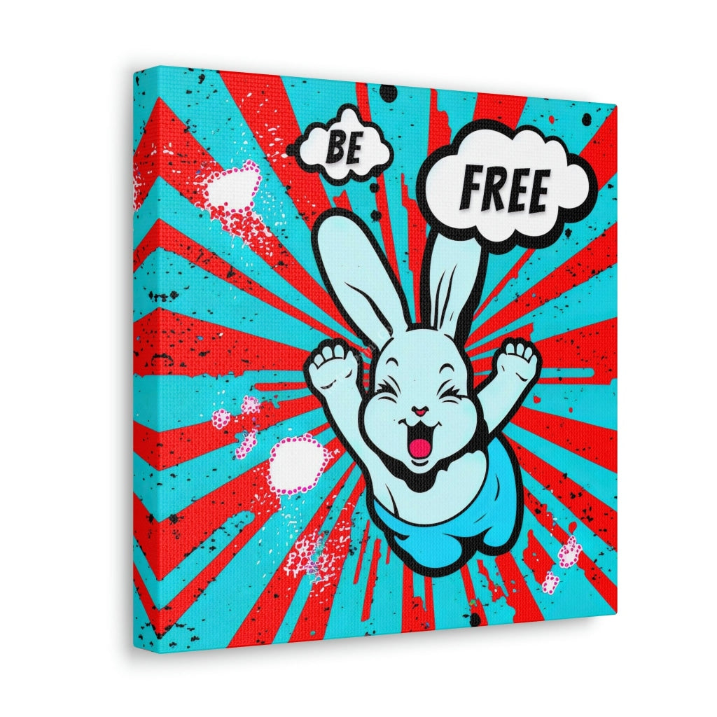Be Free Bunny Canvas Gallery Wraps