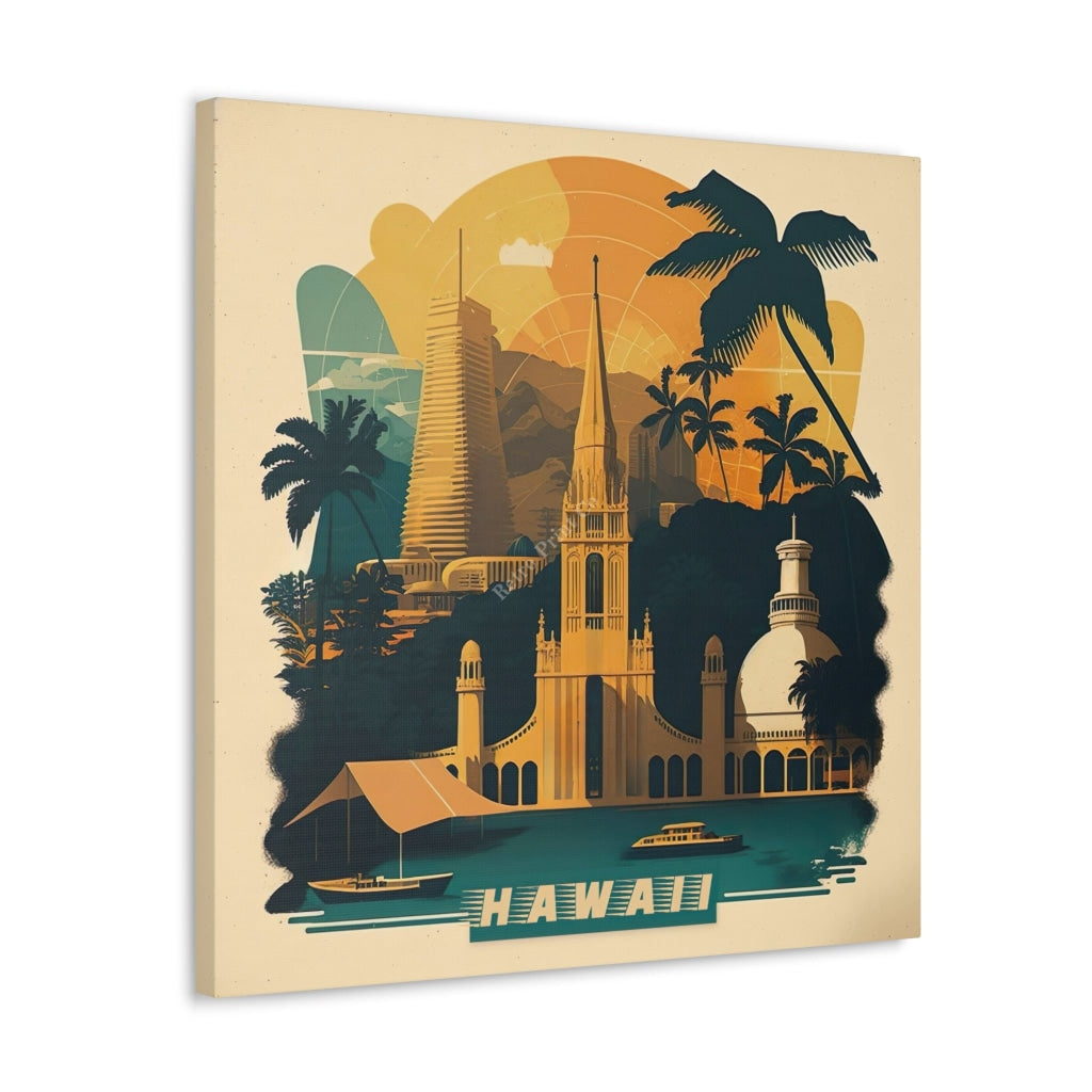 Escape To Honolulu - Capture The Colors Of A Vibrant Journey! Canvas