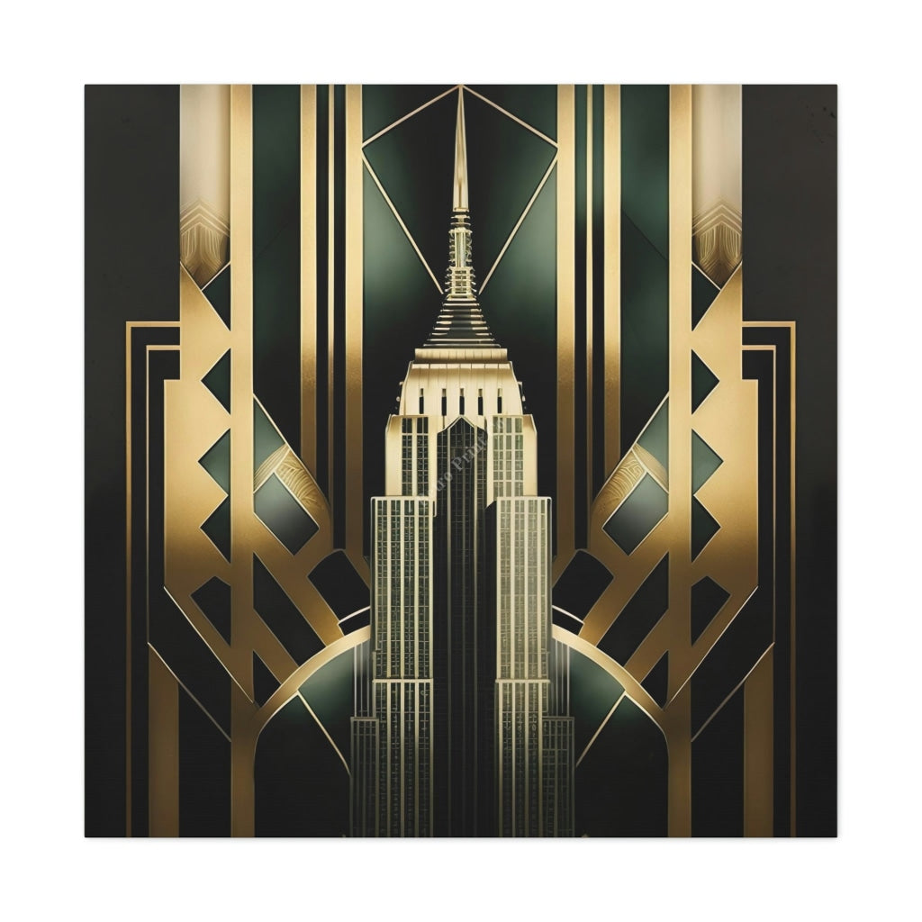 First Class To The Empire State 36 X / Premium Gallery Wraps (1.25) Canvas