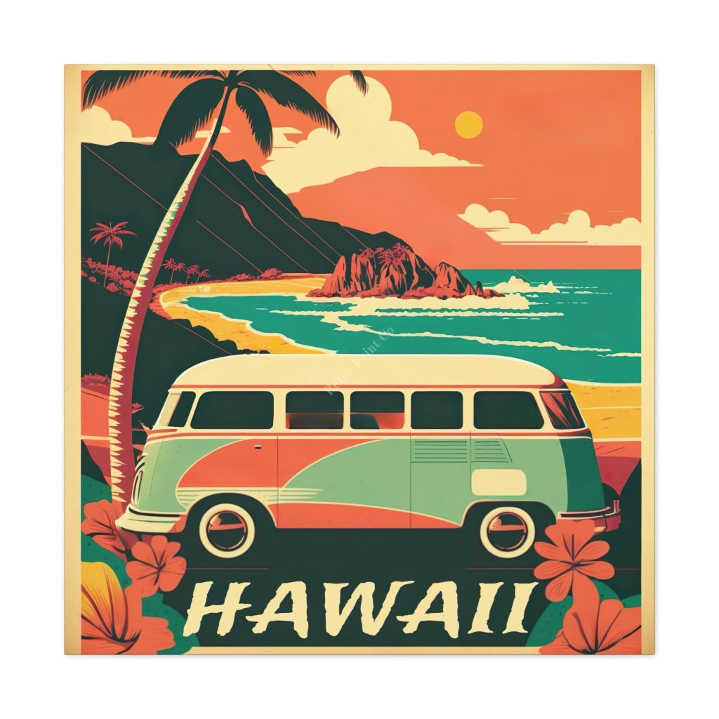 From The 60S To Paradise: Experience Hawaii In Vivid Color 30 X / Premium Gallery Wraps (1.25)