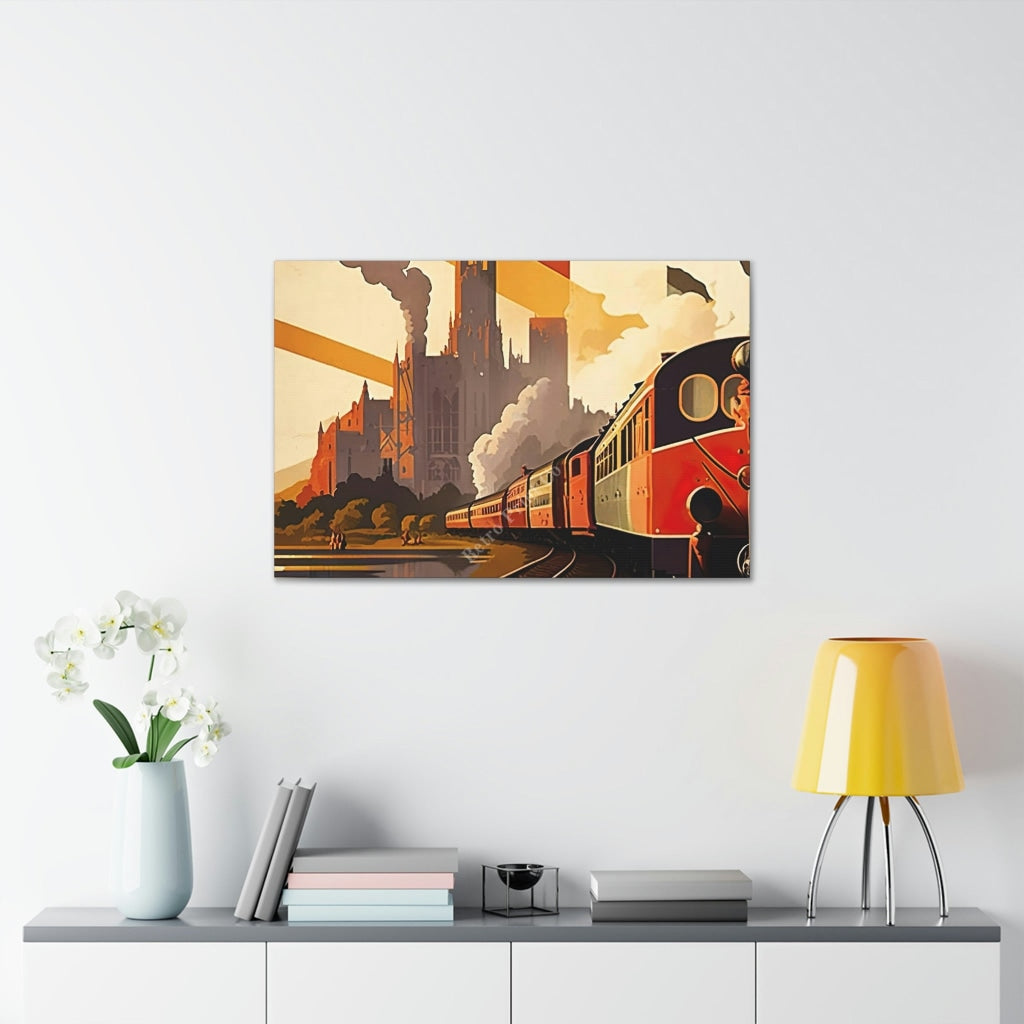 Travel From London To Scotland In Luxury - And North Eastern Railway! Canvas