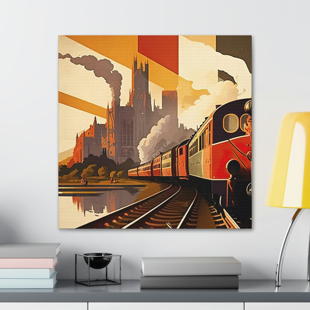 Travel From London To Scotland In Luxury - And North Eastern Railway! Canvas