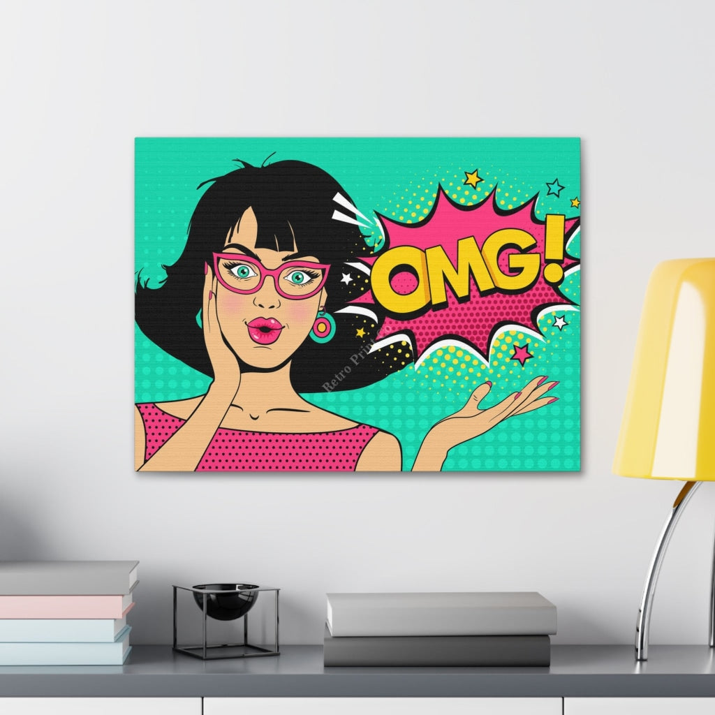 Wow: Be Amazed With A Joyful Pop Art Canvas Print Wall